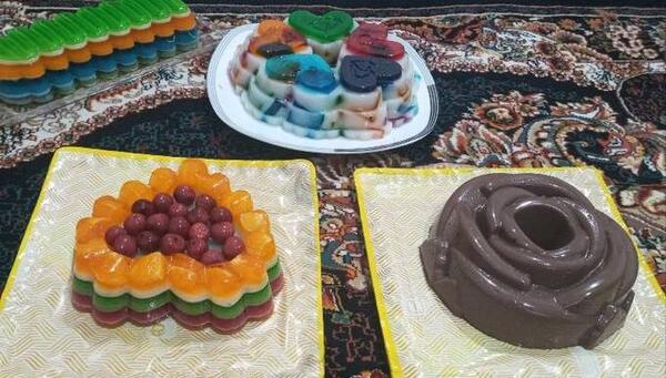 عکس های ژله خوراکی