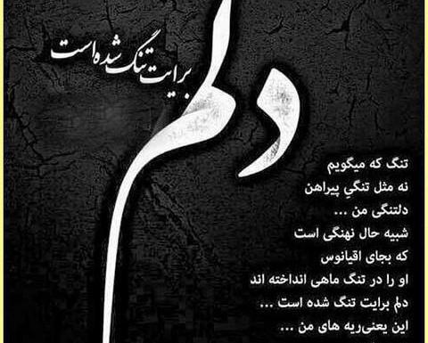 عکس نوشته دلتنگی برای عمو فوت شده