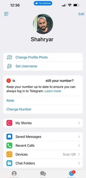 عکس تلگرام