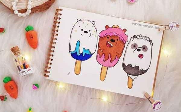 عکس های نقاشی کیوت