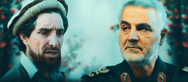 عکس های سردار سلیمانی با احمد شاه مسعود