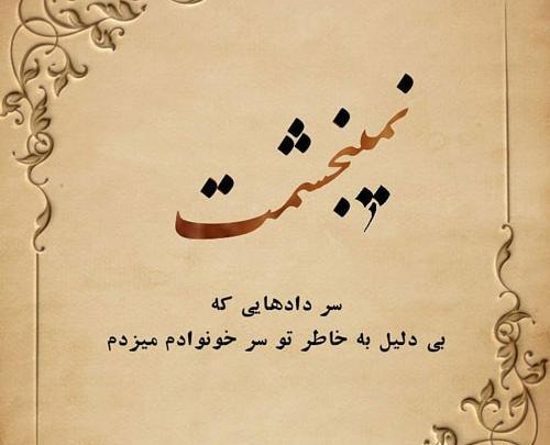 عکس نوشته هیچوقت حلالت نمیکنم