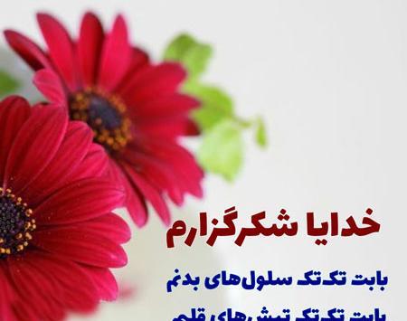 عکس نوشته سپاس خدایی