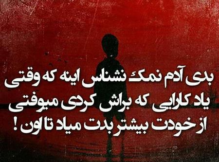 عکس نوشته راجب نمک نشناسی