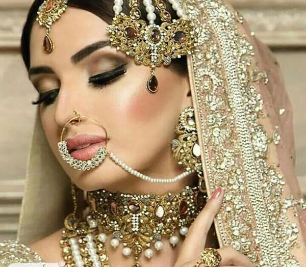 عکس های ارایش عروس هندی