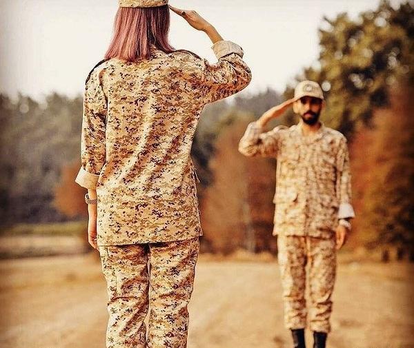 دانلود عکس نوشته عاشقانه سربازی