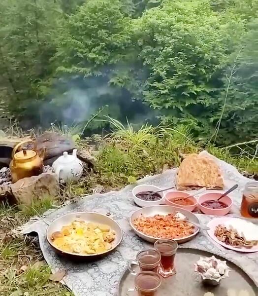 عکس نوشته صبحانه عاشقانه