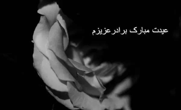 عکس نوشته غمگین برادر فوت شده