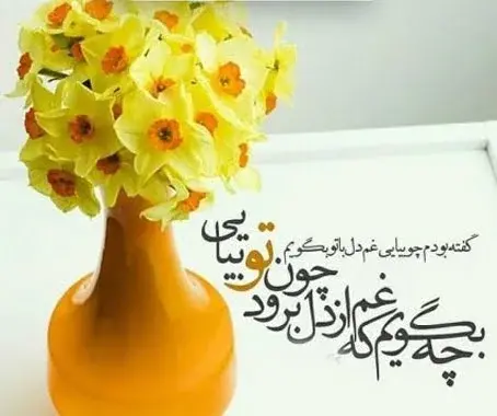 عکس پروفایل گل نرگس با نوشته