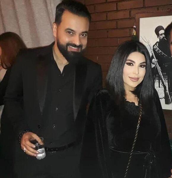 عکس های آریانا سعید با همسرش