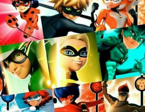 عکس تمام ابر قهرمان های لیدی باگ