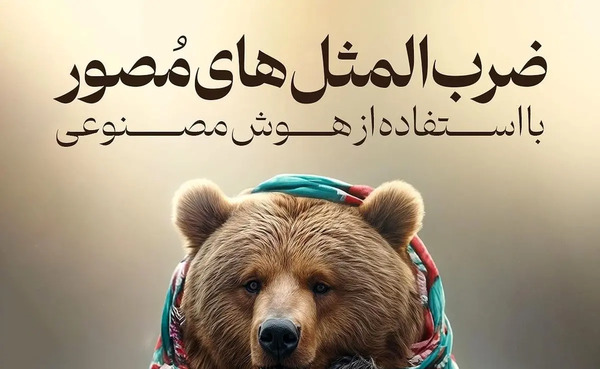 عکس ضرب المثل های ایرانی با هوش مصنوعی