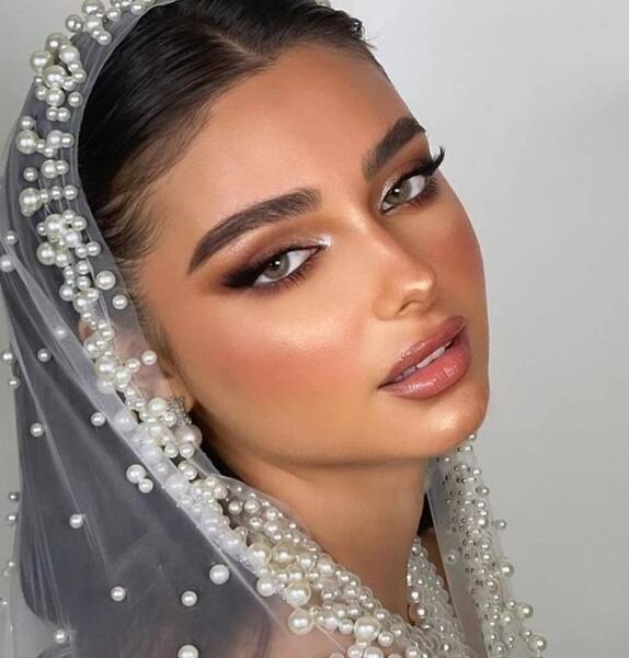 عکس های آرایش لایت عروس زیبا و جذاب