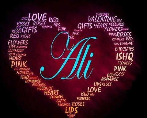 دونفره عکس نوشته عاشقانه اسم علی