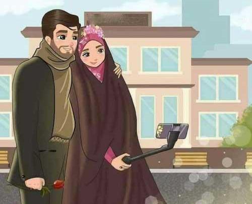 عکس های دونفره با حجاب