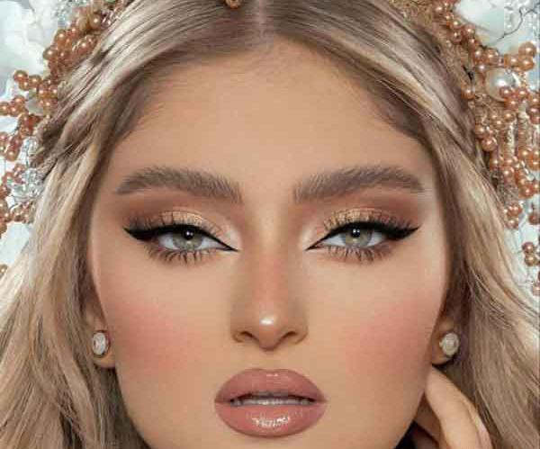 عکس های ارایش چشم عروس