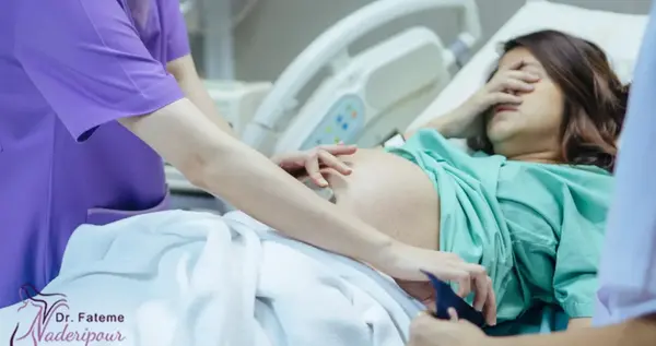 عکس زایمان طبیعی از نزدیک