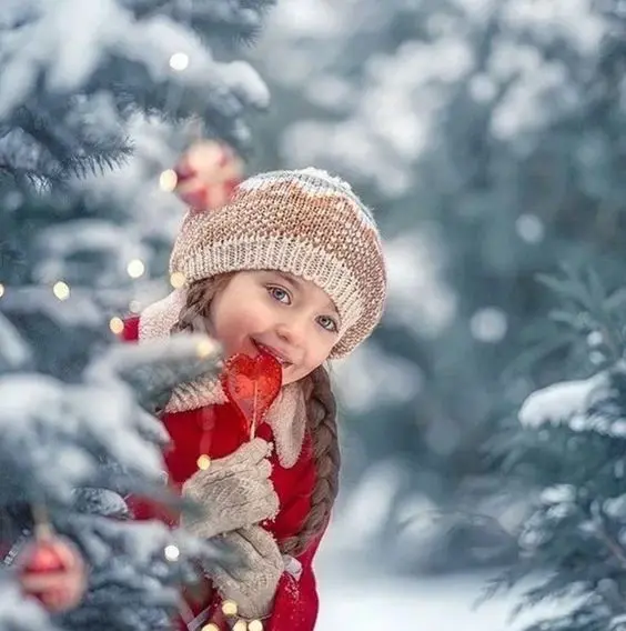 عکس های زمستانی دخترانه برای پروفایل