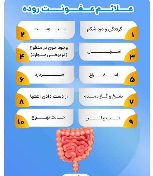عکس عفونت در مدفوع
