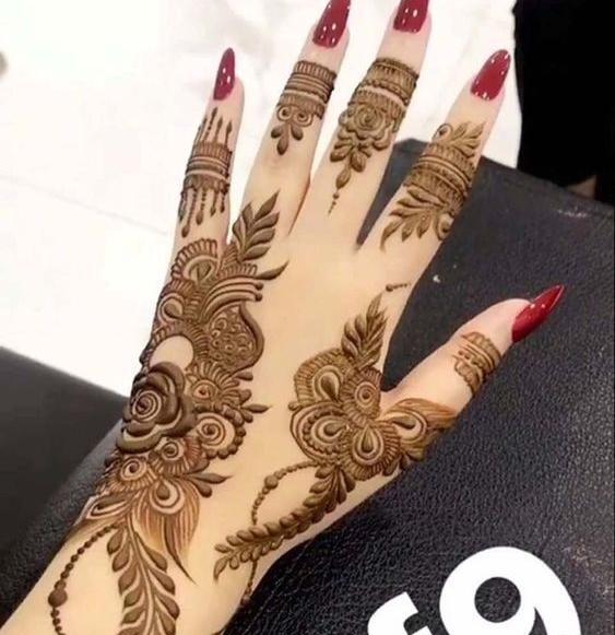 عکس نقش حنا جدید