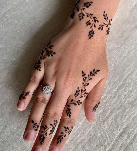 عکس نقش حنا جدید