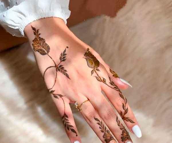 عکس نقش حنا جدید