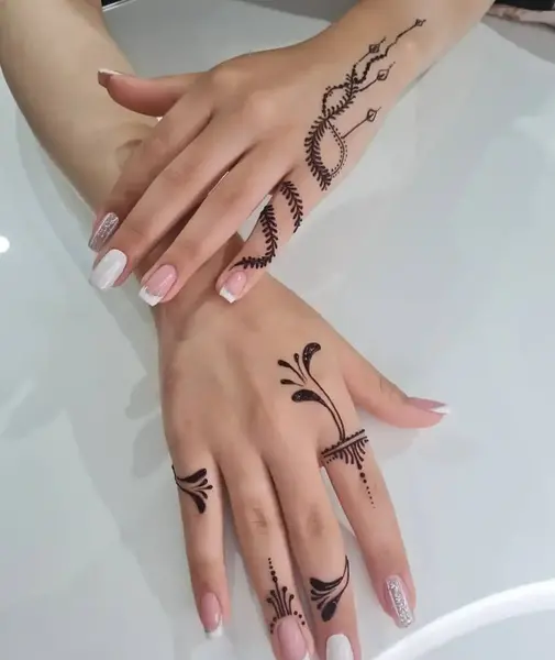 عکس نقش حنا جدید