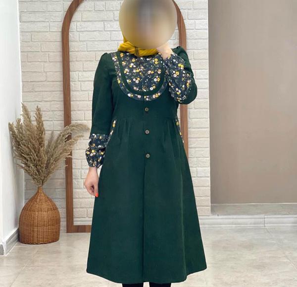 عکس مانتو هنری دخترانه