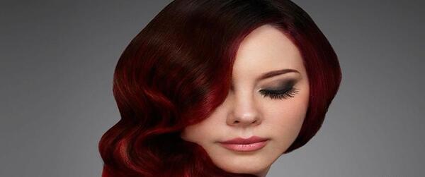 عکس رنگ موی البالویی تیره