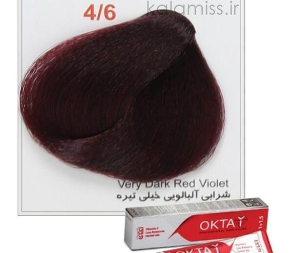 عکس رنگ موی البالویی تیره