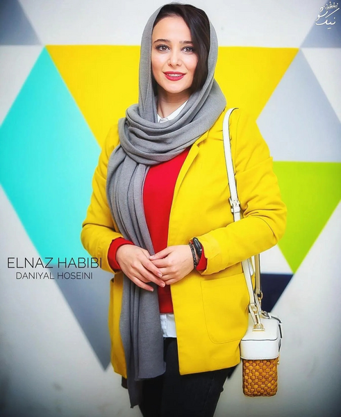 عکس الناز حبیبی قبل از عمل بینی