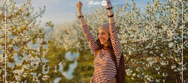 عکس دختر رها در طبیعت