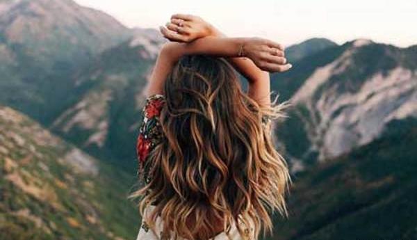عکس دختر رها در طبیعت