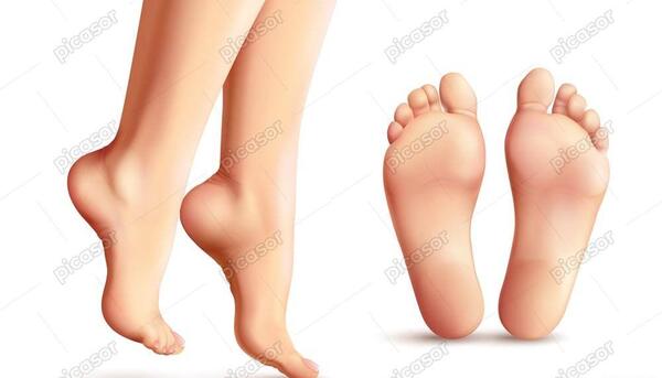 عکس پرحاشیه کف پا