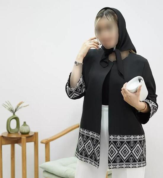 عکس مدل مانتو جدید یقه گرد