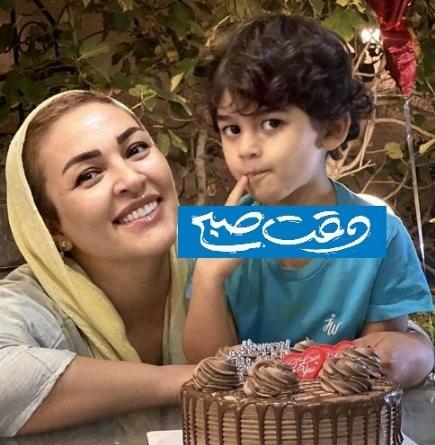 عکس خانوادگی زیبا بروفه وهمسرش