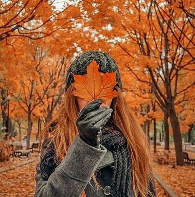عکس تنهایی پاییزی