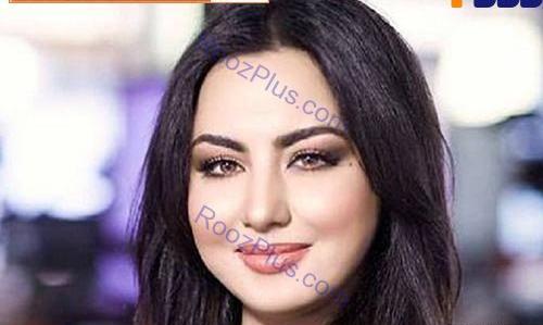 عکس مجری زن عراقی که به شیخ حمله کرد