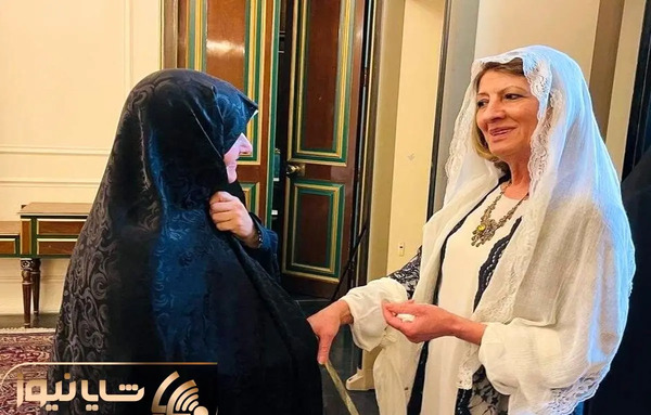 عکس مجری زن عراقی که به شیخ حمله کرد
