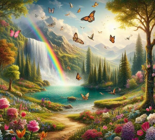 عکس بهشت چگونه است