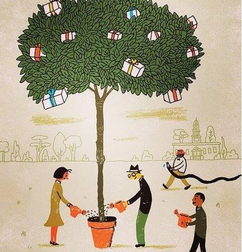 عکس نوشته احسان و نیکی