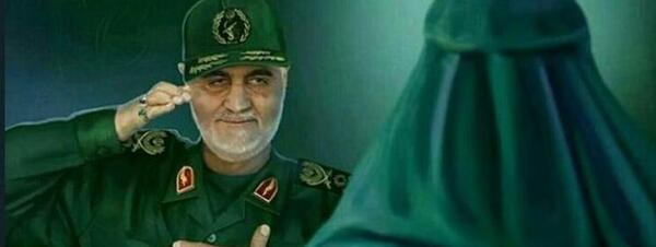 عکس قاسم سلیمانی و امام زمان