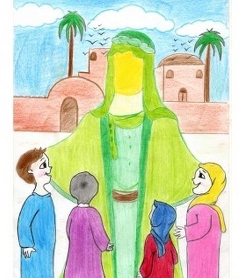 عکس حضرت محمد نقاشی ساده