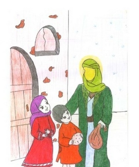 عکس حضرت محمد نقاشی ساده