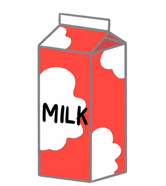عکس نقاشی شیر پاکتی