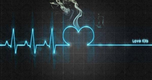 عکس ضربان قلب برای پروفایل غمگین