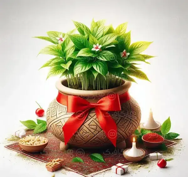 عکس سبزه سفره هفت سین