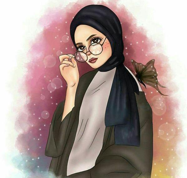 عکس دخترانه عروسکی با حجاب