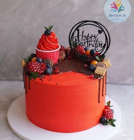 عکس ایده کیک شب یلدا خانگی
