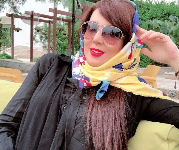 عکس لیلا بلوکات با آرایش غلیظ